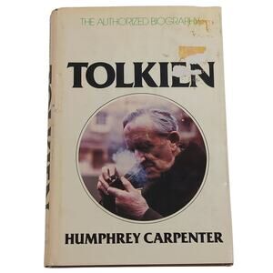 Tolkien: The Authorized Biography Humphrey Carpenter 1977 Hardcover Vintage